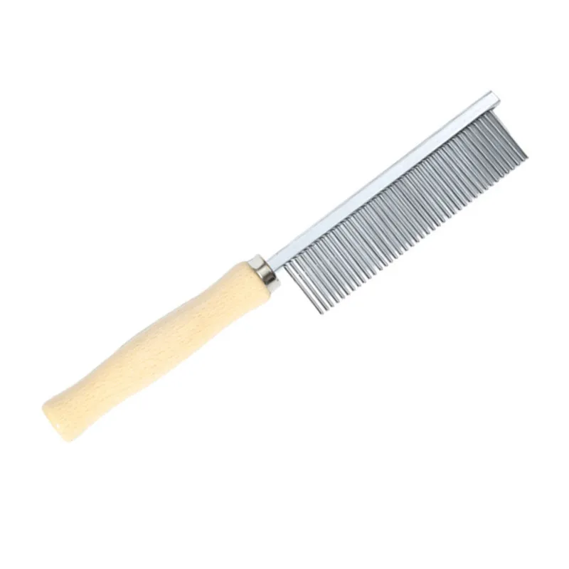 Dog Grooming Equipment Pet Hair Remover Cat Hair Comb Grooming Wooden Handle Cat Comb Smooth Hair Dog Brush Dog Accessories Dog Grooming Equipment Pet Hair Remover Cat Hair Comb Grooming Wooden Handle Cat Comb Smooth Hair Dog Brush Dog Accessories