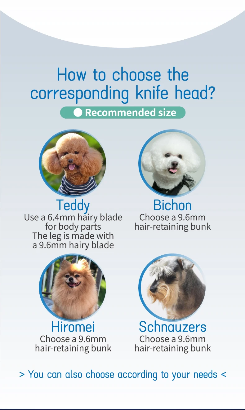 Fenice Dog Hair Cutting Machine Clippers Grooming Pet Animals Haircut Trimmer Shaver Set Pets Cordless Rechargeable Professional