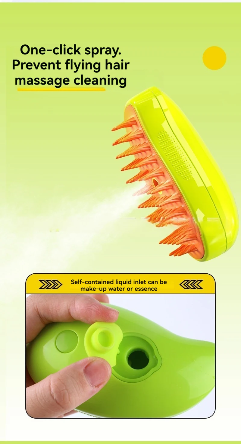 New 3 in 1 Pet Brush Cat Steam Brush Comb Dog Brush Electric Spray Cat Hair Brushes Massage Pet Grooming Hair Removal Combs New 3 in 1 Pet Brush Cat Steam Brush Comb Dog Brush Electric Spray Cat Hair Brushes Massage Pet Grooming Hair Removal Combs 