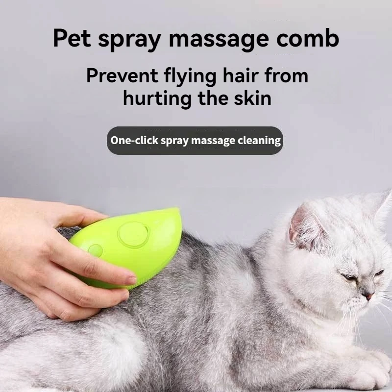 New 3 in 1 Pet Brush Cat Steam Brush Comb Dog Brush Electric Spray Cat Hair Brushes Massage Pet Grooming Hair Removal Combs New 3 in 1 Pet Brush Cat Steam Brush Comb Dog Brush Electric Spray Cat Hair Brushes Massage Pet Grooming Hair Removal Combs 