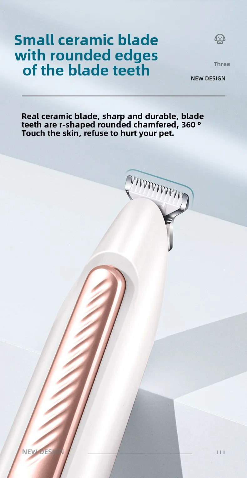 Smart Waterproof Pet Hair Shaver Dog Foot Shaver Cat Hair Removal Electric Clipper Local Trimmer Animal Hair Trimmer