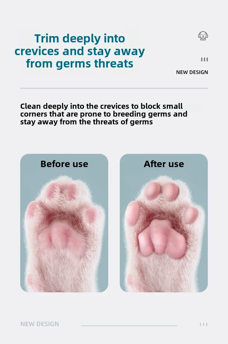 Smart Waterproof Pet Hair Shaver Dog Foot Shaver Cat Hair Removal Electric Clipper Local Trimmer Animal Hair Trimmer