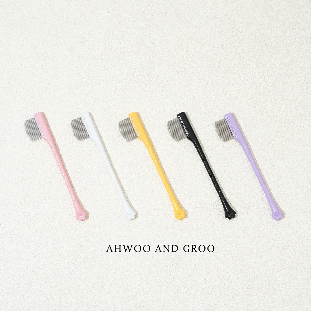 Pet Facial Cleaning Comb Set Removes Tear Stains Eye-poop Cat Paw Comb Dog Hair Repair Scissors Cat Hair Comb Pet Clean Supplies