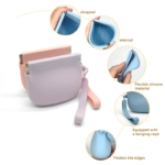 1pc Set Silicone Dog Treat Bag Easy-Open, Portable Snack Pouch for Training & Walking with Hinge Inside - Image 5