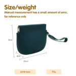 1pc Set Silicone Dog Treat Bag Easy-Open, Portable Snack Pouch for Training & Walking with Hinge Inside - Image 2