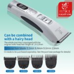Fenice Clipper Dogs Professional LCD Screen Pet Cat Clippers Electrical Grooming Trimmer Rechargeable Haircut Machine Animals - Image 4