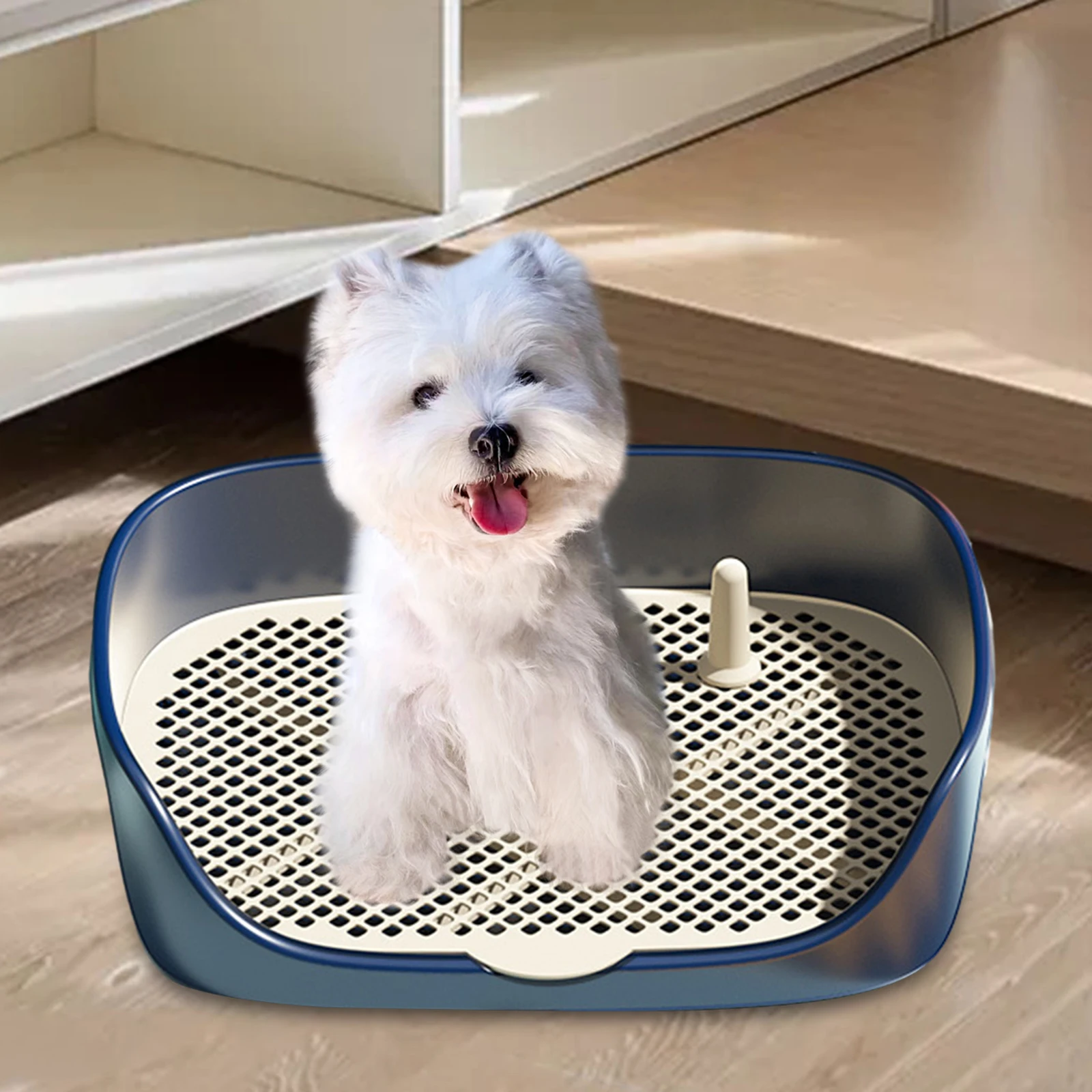 Pet Dog Toilet Portable Dog Potty Pan Trainer Litter Box Anti-Splash Pets Wc Toilet Puppy Kitten Cleaning Tool Pet Dog Toilet Portable Dog Potty Pan Trainer Litter Box Anti-Splash Pets Wc Toilet Puppy Kitten Cleaning Tool