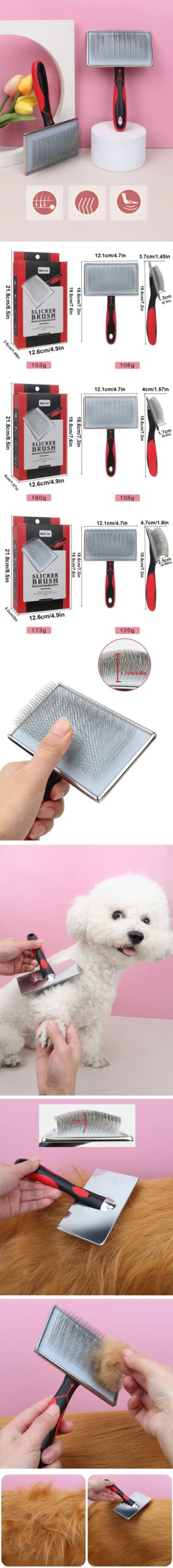 Pet Dog Hair Removal Needle Comb Fur Trimming Cleaning Brush Grooming Tools Pets Floating Hair Remove Grooming Tools Pet Dog Hair Removal Needle Comb Fur Trimming Cleaning Brush Grooming Tools Pets Floating Hair Remove Grooming Tools