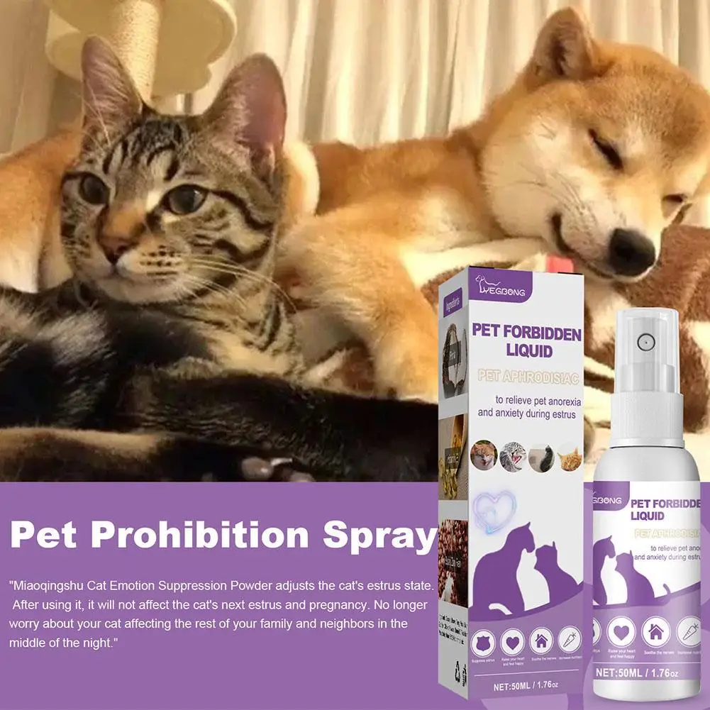 Pet Calming Spray Pet Supplies Pets Pheromone Calming Spray Improve Estrus Agitation Pet Anxiety Relief Spray Cat Dog Health Pet Calming Spray Pet Supplies Pets Pheromone Calming Spray Improve Estrus Agitation Pet Anxiety Relief Spray Cat Dog Health