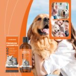 Natural Pet Shampoo for Dogs & Cats, Coconut Oil Derivative Formula, Removes Odor & Tangles, Flea & Insect Repellent, - Image 3