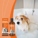 Natural Pet Shampoo for Dogs & Cats, Coconut Oil Derivative Formula, Removes Odor & Tangles, Flea & Insect Repellent, - Image 4