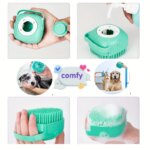 8 Pcs Pet Grooming Set, Hair Removal Comb For Dog, Flea Comb, Dog Shampoo Brush, Pet Nail Clippers, Dog Toothbrush Set - Image 3