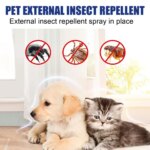 New High-end Pet Flea Killer Drops 60ml Anti Fleas Cats Ticks Lice Mite Removal Relieve Itching Antiseptic Pet Wound & Skin Care - Image 2