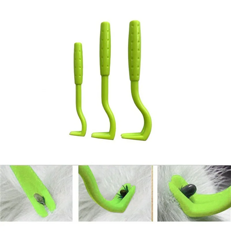 Tick Remover Tool Effortlessly Ticks Fleas Remover Convenient Tick And Flea Remover Pet Cat Dog Tick Clamp Pet Supply