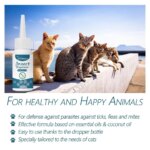Pet Flea Killer Drops Anti Fleas Cats Ticks Lice Mite Removal Relieve Itching Dogs Ringworm Treatment Pet Insect Removal Drops - Image 3