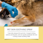 Pet Skin Care Spray Relieve Discomfort for Dogs Cat Flea Lice Control Alleviate Skin Scratching Licking Portable Pet Wound Spray - Image 5
