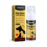 Pet Skin Care Spray Relieve Discomfort for Dogs Cat Flea Lice Control Alleviate Skin Scratching Licking Portable Pet Wound Spray - Image 2