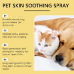 Pet Skin Care Spray Relieve Discomfort for Dogs Cat Flea Lice Control Alleviate Skin Scratching Licking Portable Pet Wound Spray - Image 4