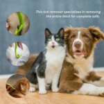 5pcs Flea Remover Hook Tick Removal Tweezer Ticks Pull Pet Cat Dog Accessaries Scratching Extractor Mite Tweezers Comb Louses P - Image 4