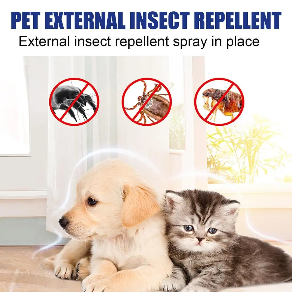 60ml Pet Pest Spray Pet Dog Anti-flea Mites Ticks Drops Kitten Pest Treatment Treatment Flea Puppy Kitten Puppy Spray 60ml Pet Pest Spray Pet Dog Anti-flea Mites Ticks Drops Kitten Pest Treatment Treatment Flea Puppy Kitten Puppy Spray