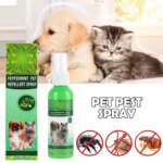 60ml Pet Pest Spray Pet Dog Anti-flea Mites Ticks Drops Kitten Pest Treatment Treatment Flea Puppy Kitten Puppy Spray