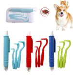 4pcs Pet Flea Removal Tool Kits Tweezers Tweezers Mite Anti Dog Ticks and Fleas Flea Tick Tweezers Clip Remover Tool Tweezers
