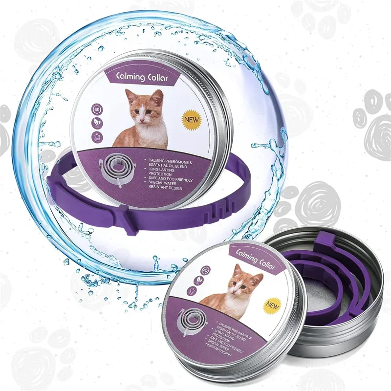 New Release Dog Calming Pheromone Collar cat Relieve Anxiety Adjustable Comfortable Collar For Puppy Kitten Large Dog Accessorie New Release Dog Calming Pheromone Collar cat Relieve Anxiety Adjustable Comfortable Collar For Puppy Kitten Large Dog Accessorie