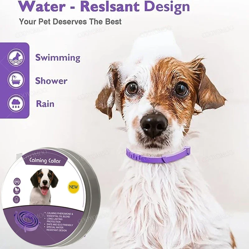 New Release Dog Calming Pheromone Collar cat Relieve Anxiety Adjustable Comfortable Collar For Puppy Kitten Large Dog Accessorie New Release Dog Calming Pheromone Collar cat Relieve Anxiety Adjustable Comfortable Collar For Puppy Kitten Large Dog Accessorie