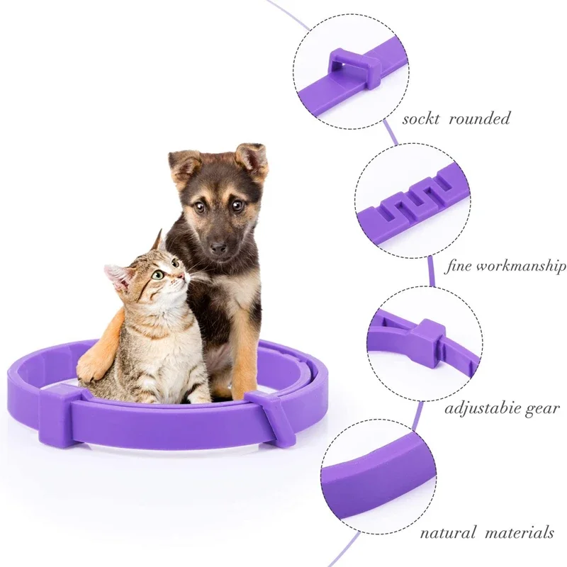 New Release Dog Calming Pheromone Collar cat Relieve Anxiety Adjustable Comfortable Collar For Puppy Kitten Large Dog Accessorie New Release Dog Calming Pheromone Collar cat Relieve Anxiety Adjustable Comfortable Collar For Puppy Kitten Large Dog Accessorie