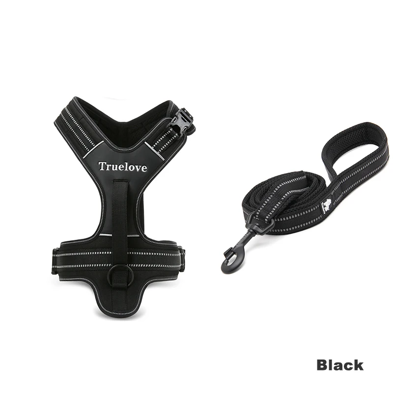 True Love Pet No Pull Adjustable Dog Harness and Leash Set for Medium & Large Dogs TLL5551 TLL2112 True Love Pet No Pull Adjustable Dog Harness and Leash Set for Medium & Large Dogs TLL5551 TLL2112