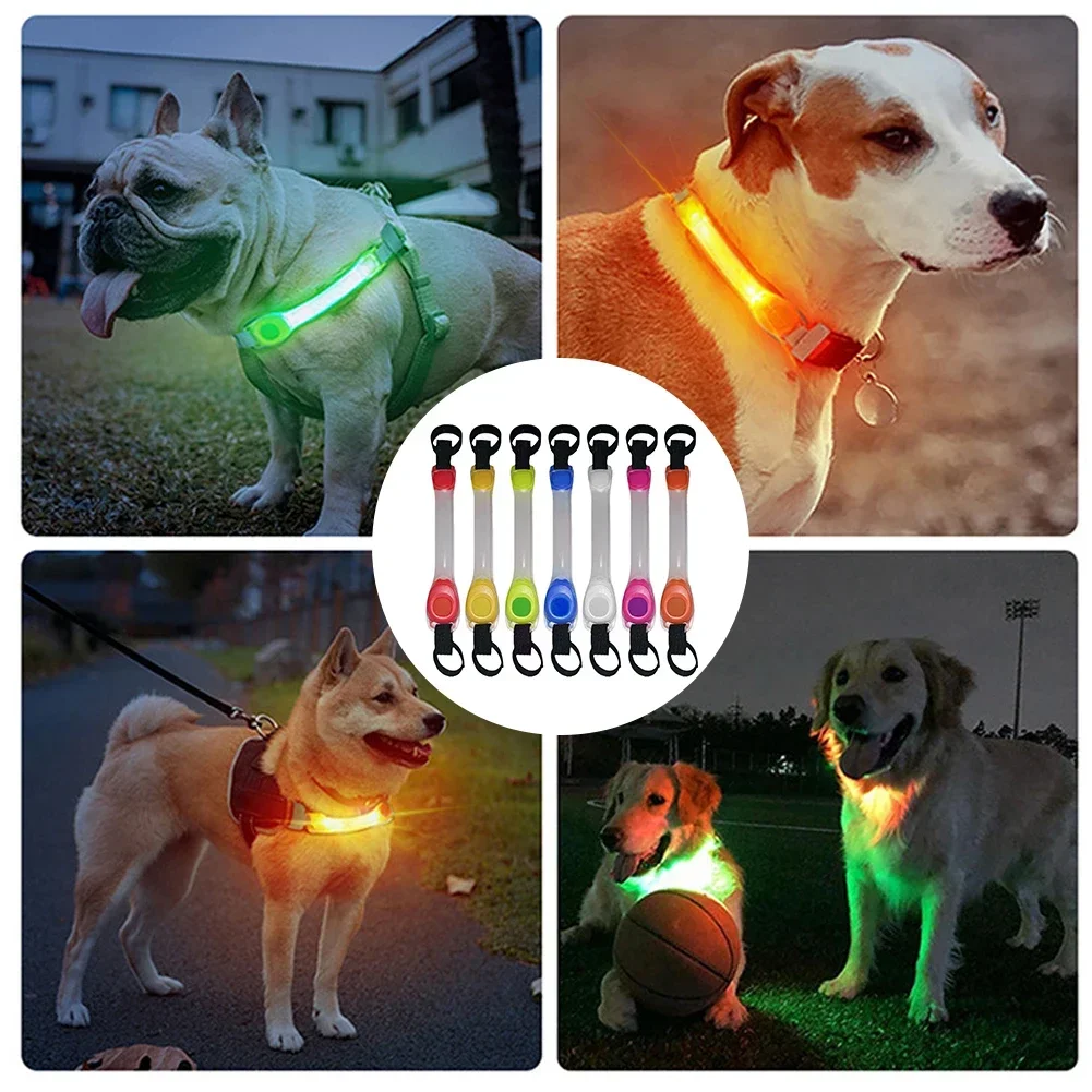 Waterproof Dog Anti-Lost Safety Glowing Collar,Multi-Color Pendants and Outdoor-Ready Flashing LED Light Strip, Night Visibility Waterproof Dog Anti-Lost Safety Glowing Collar,Multi-Color Pendants and Outdoor-Ready Flashing LED Light Strip, Night Visibility