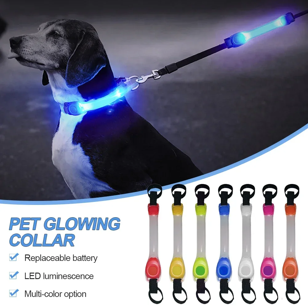 Waterproof Dog Anti-Lost Safety Glowing Collar,Multi-Color Pendants and Outdoor-Ready Flashing LED Light Strip, Night Visibility Waterproof Dog Anti-Lost Safety Glowing Collar,Multi-Color Pendants and Outdoor-Ready Flashing LED Light Strip, Night Visibility