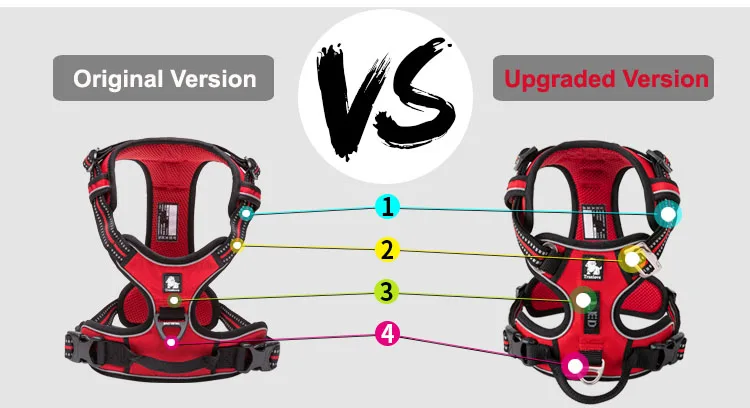 Truelove Front Nylon Dog Harness No Pull Vest Soft Adjustable Safety Harness For Dog Small Large Running Training French Bulldog Truelove Front Nylon Dog Harness No Pull Vest Soft Adjustable Safety Harness For Dog Small Large Running Training French Bulldog