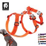Winhyepet Dog Harness Pet Strap Adjustable Vest Triple Anti-escape Traveling Walking Pet Accessories For Small Meduim Large Dogs