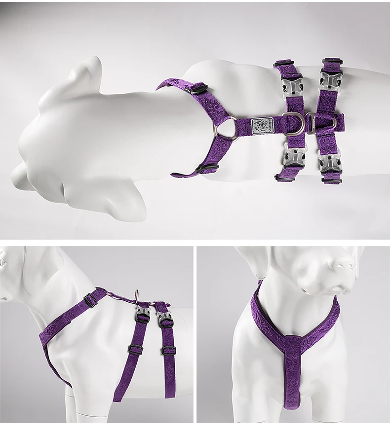 Winhyepet Dog Harness Pet Strap Adjustable Vest Triple Anti-escape Traveling Walking Pet Accessories For Small Meduim Large Dogs Winhyepet Dog Harness Pet Strap Adjustable Vest Triple Anti-escape Traveling Walking Pet Accessories For Small Meduim Large Dogs