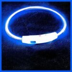 40/50/70cm Led dog collar USB rechargeable pet dog glow-in-the dark charging collar Luminous necklace collar safety night light - Image 5