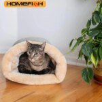 Autumn and Winter Cat Sleeping Bag Semi-enclosed Cat Nest Warm Small and Medium-sized Pet Nest Can Be Disassembled and Washed - Image 3