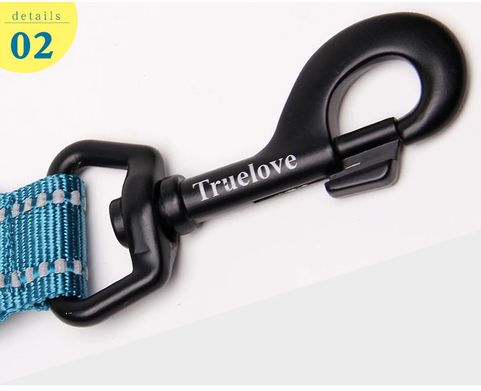 Truelove Pet Dog Leash Reflective Nylon Webbing Zinc Alloy Hook Suitable For Small And Large Dogs 110/200CM Length Products Truelove Pet Dog Leash Reflective Nylon Webbing Zinc Alloy Hook Suitable For Small And Large Dogs 110/200CM Length Products