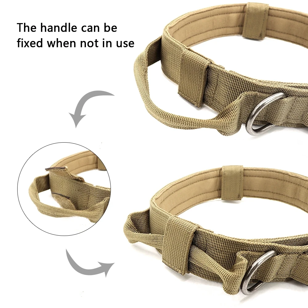 Tactical Dog Collar Military Adjustable Duarable Nylon Lead For Medium Large Walking Training Pet Accessory Breakaway Leash Rope Tactical Dog Collar Military Adjustable Duarable Nylon Lead For Medium Large Walking Training Pet Accessory Breakaway Leash Rope