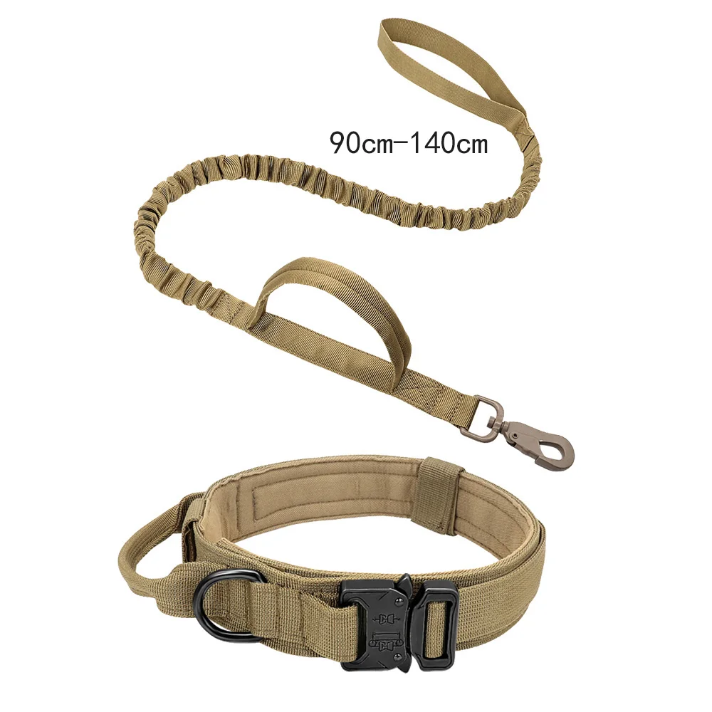 Khaki Collar Leash