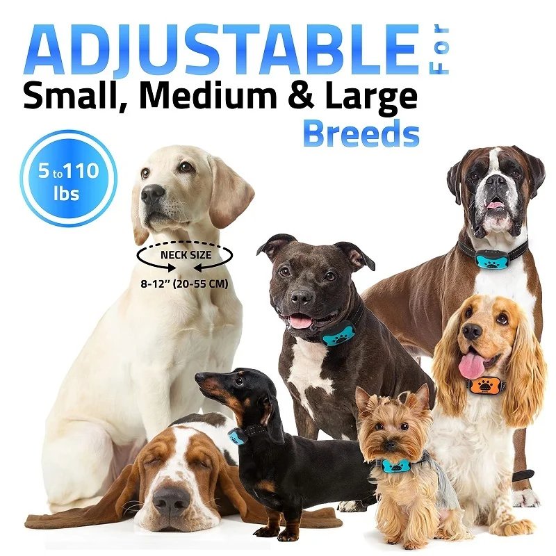 Pet Dog Anti Barking Device USB Electric Ultrasonic Dogs Training Collar Dog Stop Barking Vibration Anti Bark Collar Dropship