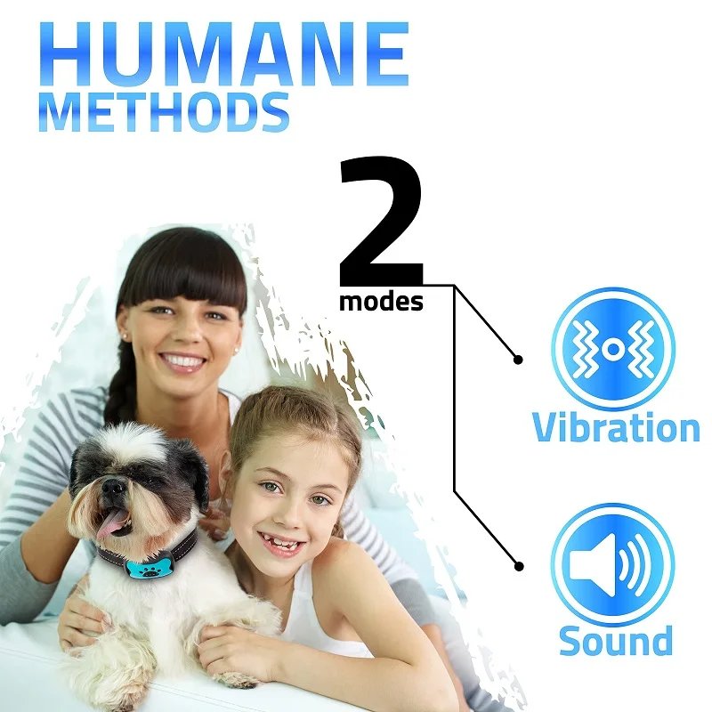 Pet Dog Anti Barking Device USB Electric Ultrasonic Dogs Training Collar Dog Stop Barking Vibration Anti Bark Collar Dropship