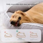 Pet Bed for Dog Winter Bedding Dogs Halloween Cats Christmas Sofa Warm Small Baskets Puppy Medium Large Pets Accessories Blanket - Image 3