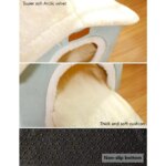 Indoor Memory Foam Foldable Dog House Kennel Bed Mat with Cushion for Small Medium and Large Dogs and Cats Ideal Winter Warm Pe - Image 3