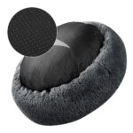 Dog Bed Donut Big Large Round Basket Winter Plush Beds for Dogs Medium Accessories Fluffy Kennel Small Puppy Pets Cat Products - Image 4
