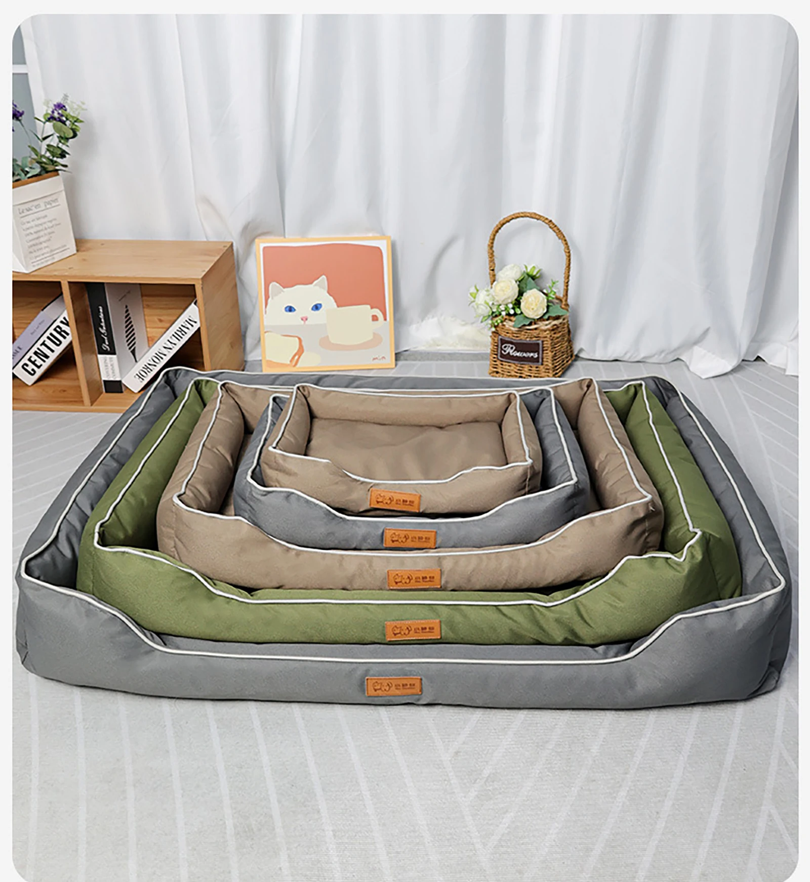 Removable Waterproof Dog Bed Upgrade 900D Oxford More Waterproof More Bite-resistant Dogs Beds for All Seasons Dog Accessories Removable Waterproof Dog Bed Upgrade 900D Oxford More Waterproof More Bite-resistant Dogs Beds for All Seasons Dog Accessories