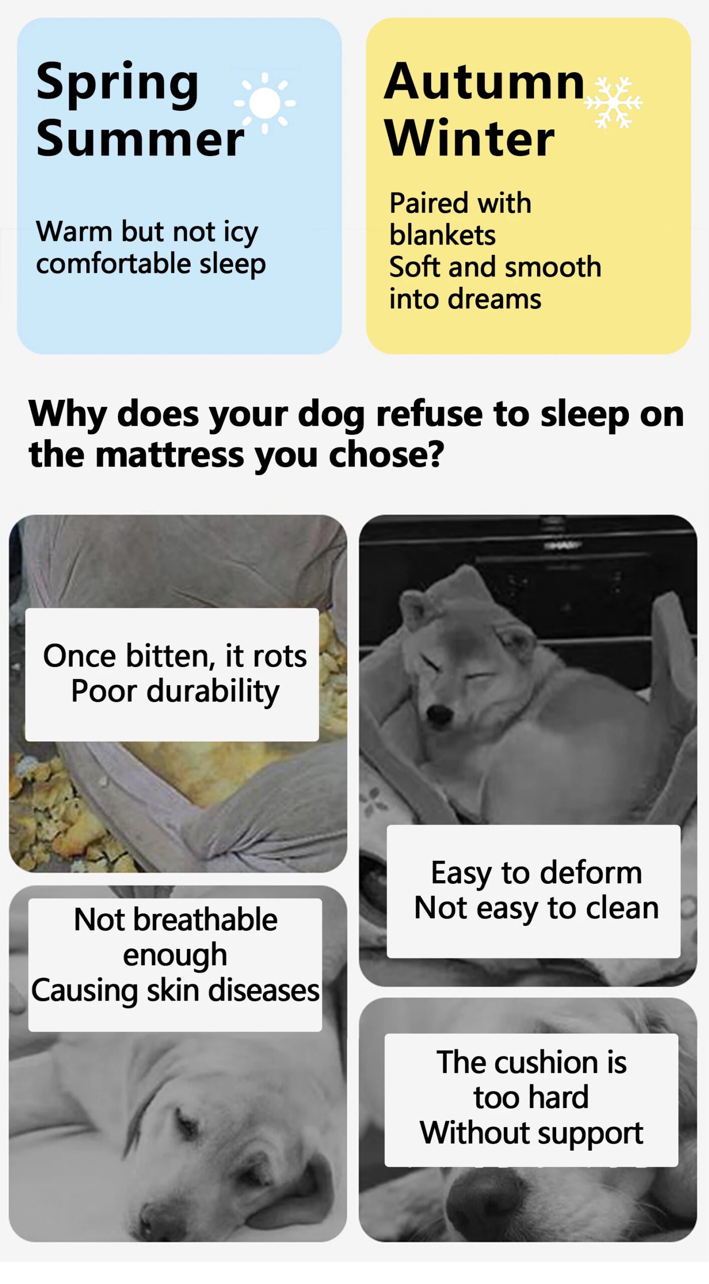 Removable Waterproof Dog Bed Upgrade 900D Oxford More Waterproof More Bite-resistant Dogs Beds for All Seasons Dog Accessories Removable Waterproof Dog Bed Upgrade 900D Oxford More Waterproof More Bite-resistant Dogs Beds for All Seasons Dog Accessories