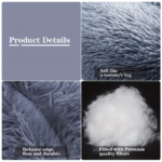 Round Dog Bed Winter Warm Cat Bed Plush Basket for Dog Washable Pet Bed for Small Medium Large Dog Sofa Cat - Image 4