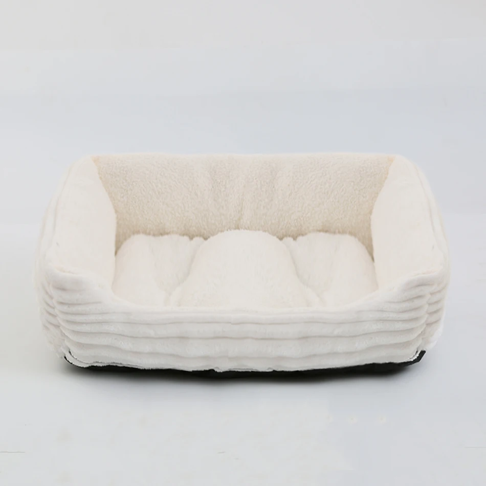 Bed for Dog Cat Pet Square Plush Kennel Medium Small Dog Sofa Bed Cushion Pet Calming Dog Bed House Pet Supplies Winter Bed for Dog Cat Pet Square Plush Kennel Medium Small Dog Sofa Bed Cushion Pet Calming Dog Bed House Pet Supplies Winter