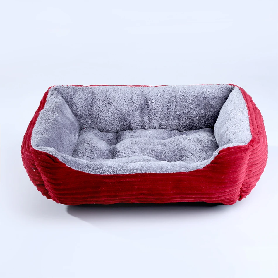 Bed for Dog Cat Pet Square Plush Kennel Medium Small Dog Sofa Bed Cushion Pet Calming Dog Bed House Pet Supplies Winter Bed for Dog Cat Pet Square Plush Kennel Medium Small Dog Sofa Bed Cushion Pet Calming Dog Bed House Pet Supplies Winter